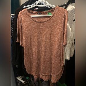 Women's Casual Rust Top PTP 28 Ardene Size x-large